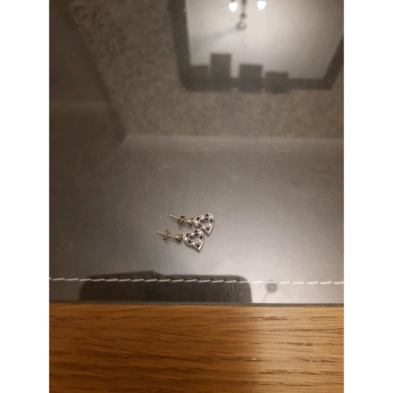 Gold earrings