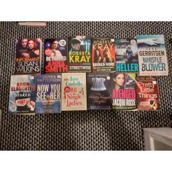 40 Various crime thriller books ?30 ONO