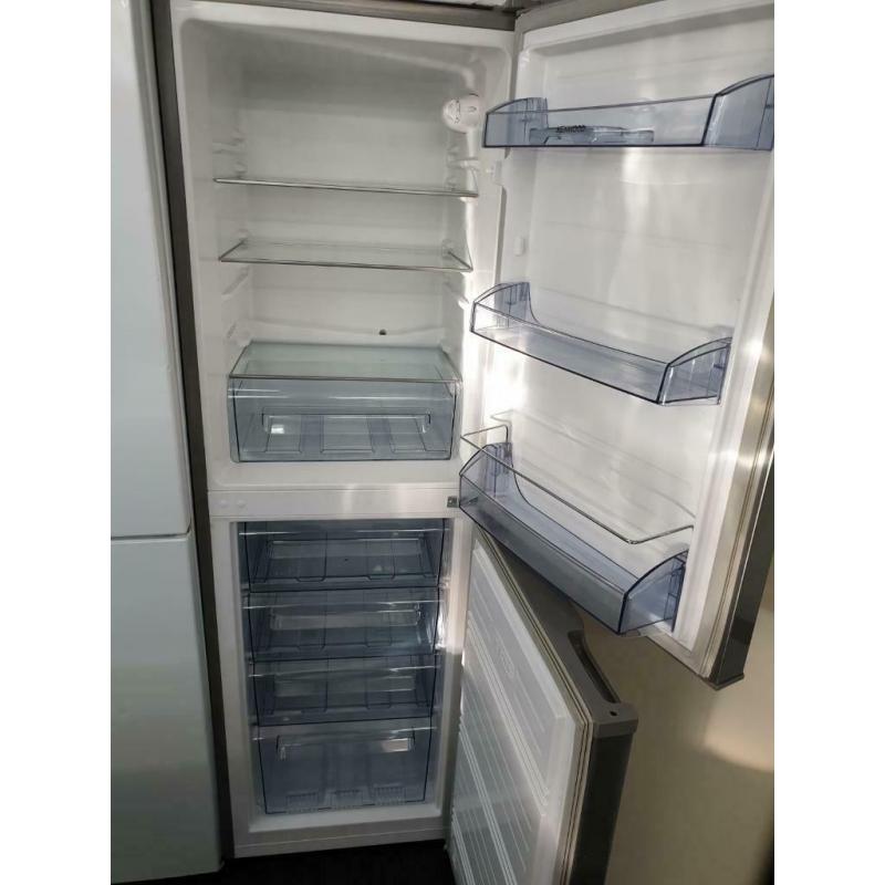 Kenwood chrome frost free fridge freezer