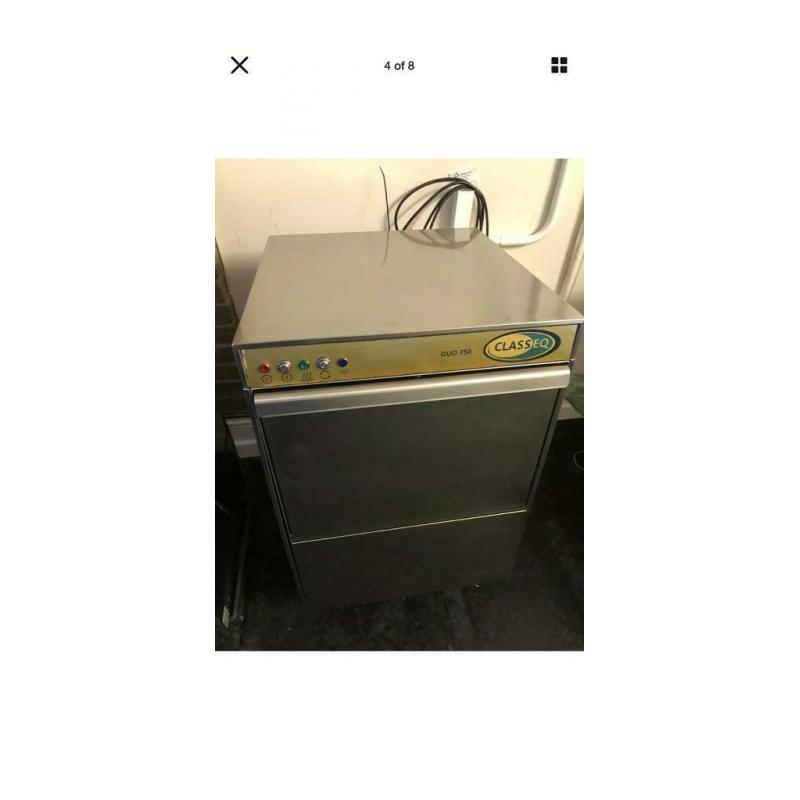 Classeq Duo 750 Commercial Dishwasher / Commercial Glasswasher