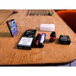 Aspire Puxos 100W vape mod kit with many accessories open to offers