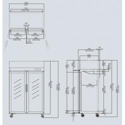 Freezer: Atosa YCF9408 900L