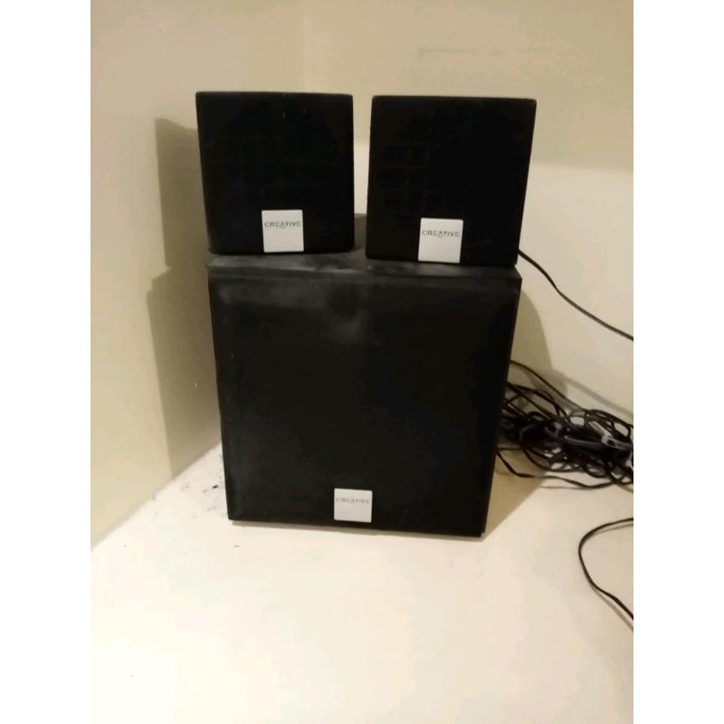 Speakers in good condition by creative
