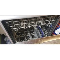 Beko dishwasher in silver