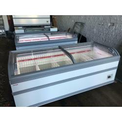 2.1m (7ft) AHT Miami Freezer - LED Lights & Food Dividers