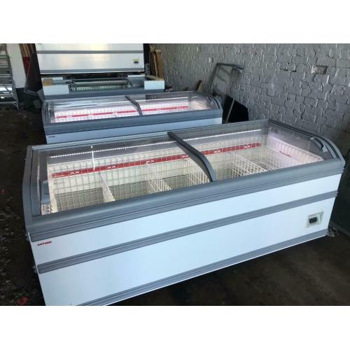 2.1m (7ft) AHT Miami Freezer - LED Lights & Food Dividers