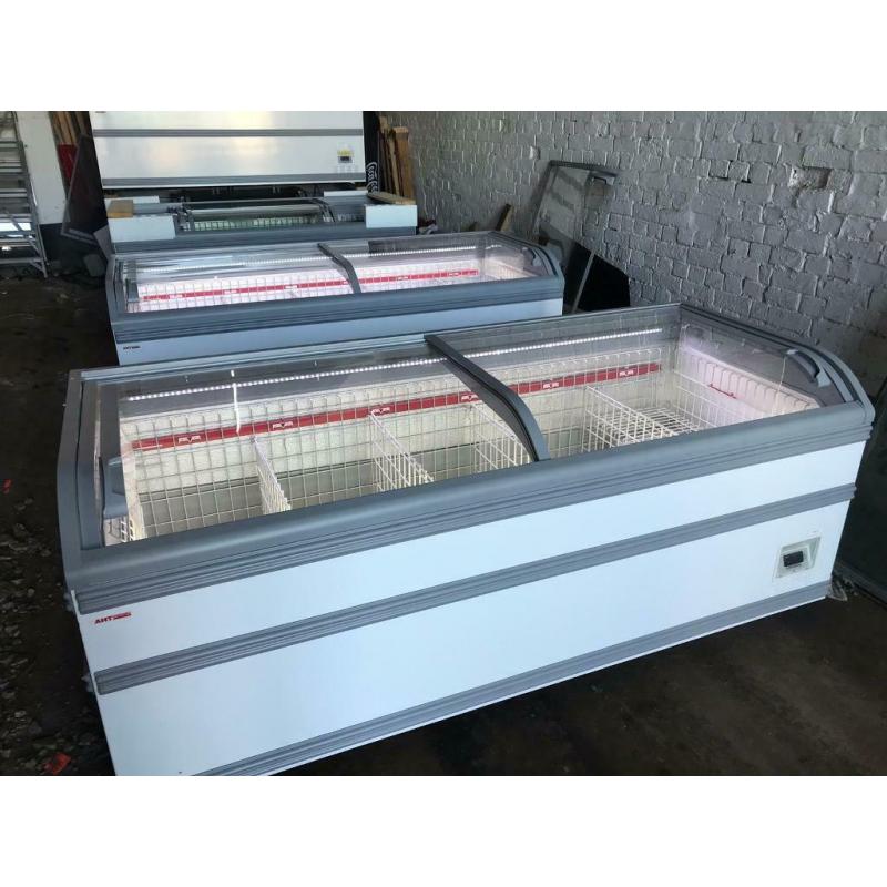 2.1m (7ft) AHT Miami Freezer - LED Lights & Food Dividers