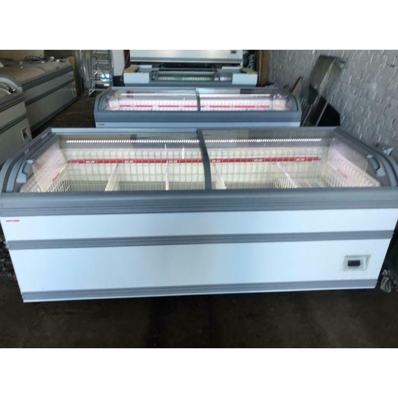 2.1m (7ft) AHT Miami Freezer - LED Lights & Food Dividers