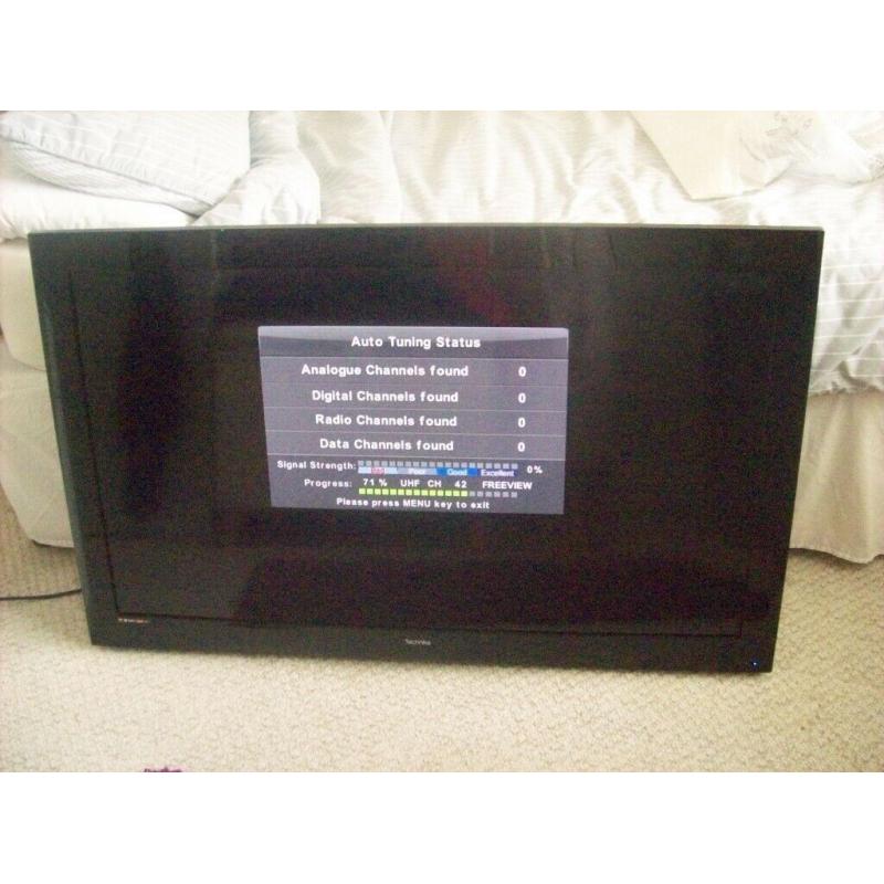 technika 46 inch lcd tv please read.