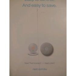 Nest thermostat e & heat link e brand new sealed