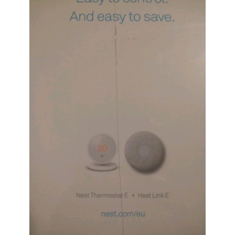 Nest thermostat e & heat link e brand new sealed