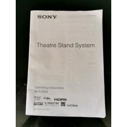 Sony speaker stand/entertainment unit