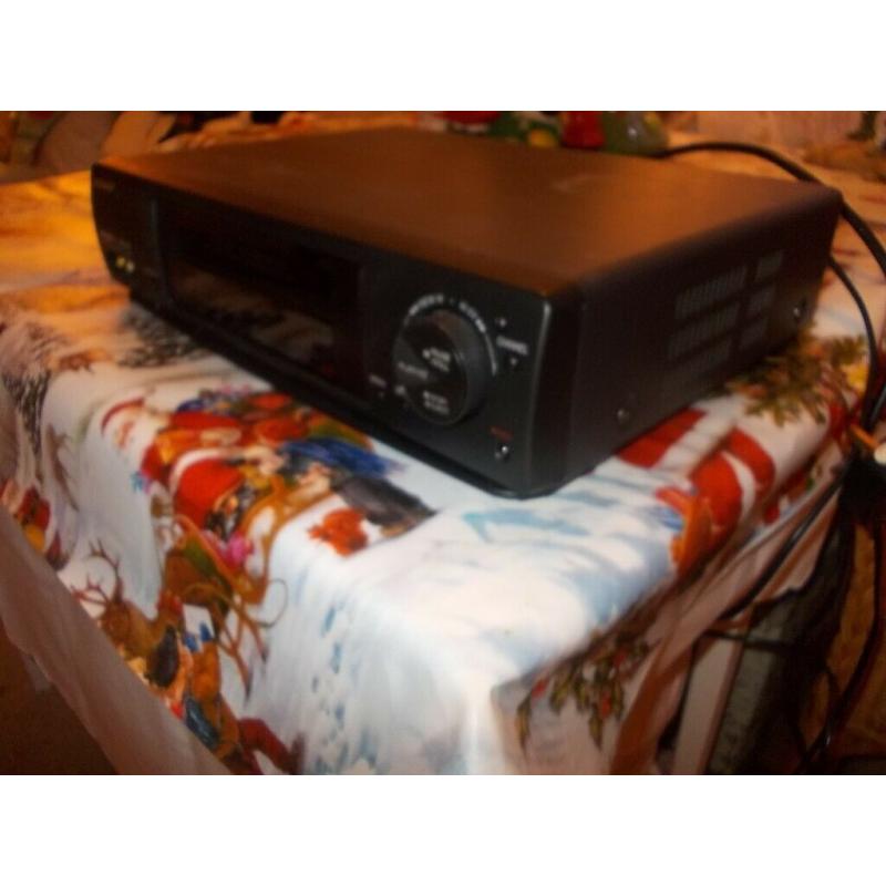Sharp Vhs Video Recorder Model VC-MH60HM Video Plus 4 Head Nicam HI Fi