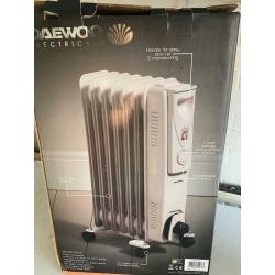 Daewoo electric heater 1500 w