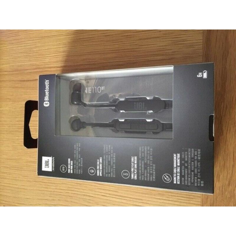 JBL TUNE 110BT Wireless In-Ear Headphones with Bluetooth - BRAND NEW IN BOX