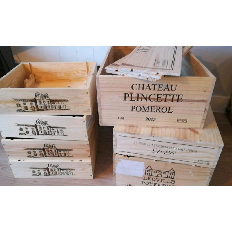 Wine boxes/crates Perfect Conditions