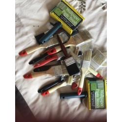 JOB Lot of 22 all brand new paint brushes various sizes please see list below
