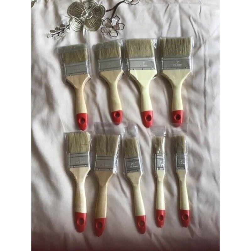JOB Lot of 22 all brand new paint brushes various sizes please see list below