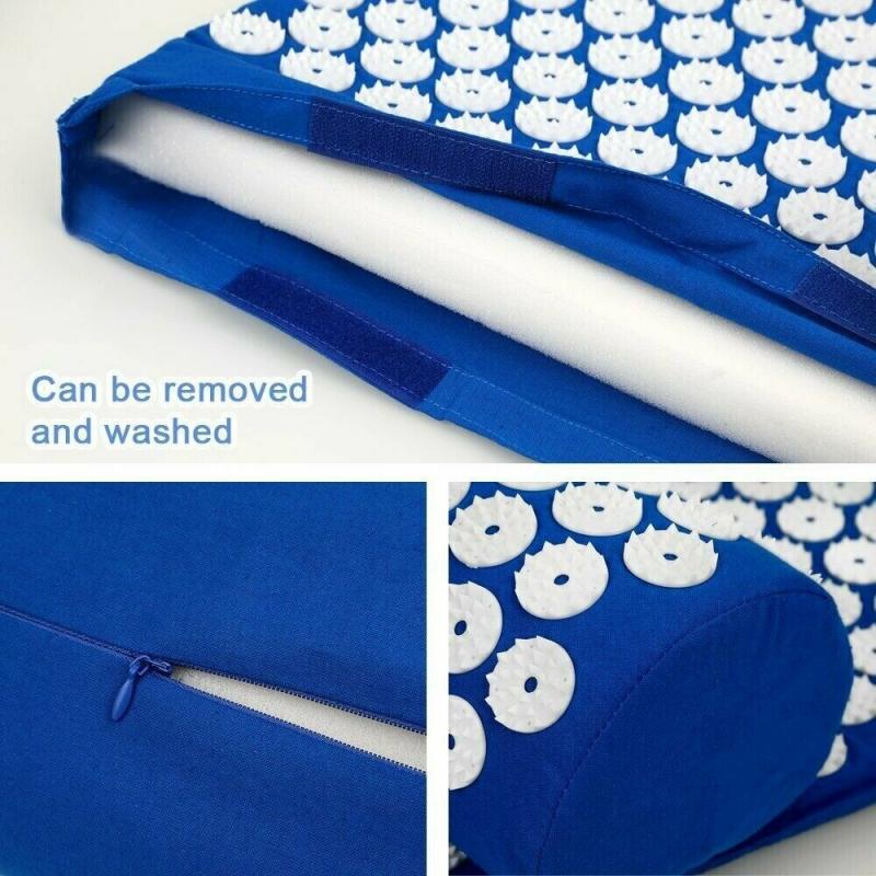 WHOLESALE - Yoga Massage Acupressure Mat - Back Pain Release Pillow and Bag