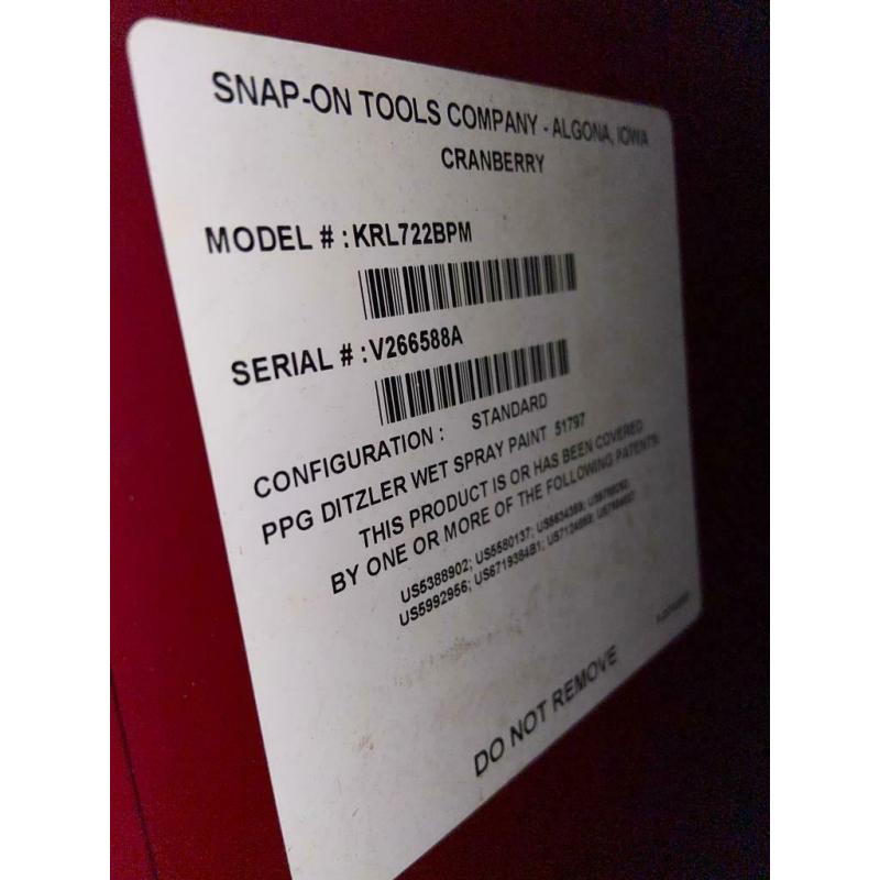 Snap on krl 55? tool box