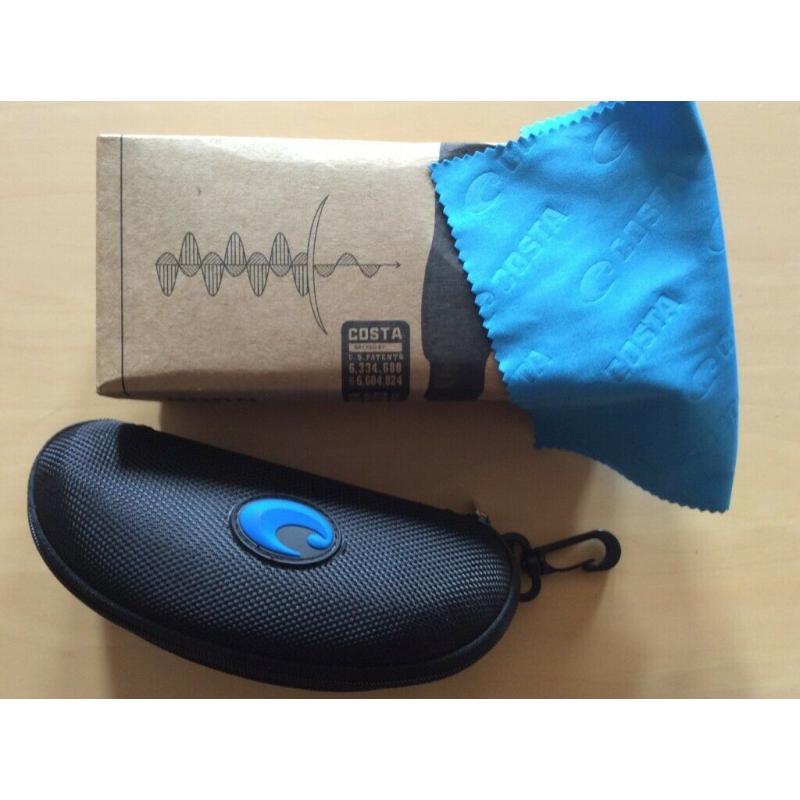 BRAND NEW BOXED COSTA DEL MAR Sunglasses - Branded Case and Cloth