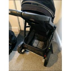 Graco Evo MotherCare fold down Pram and Pushchair set