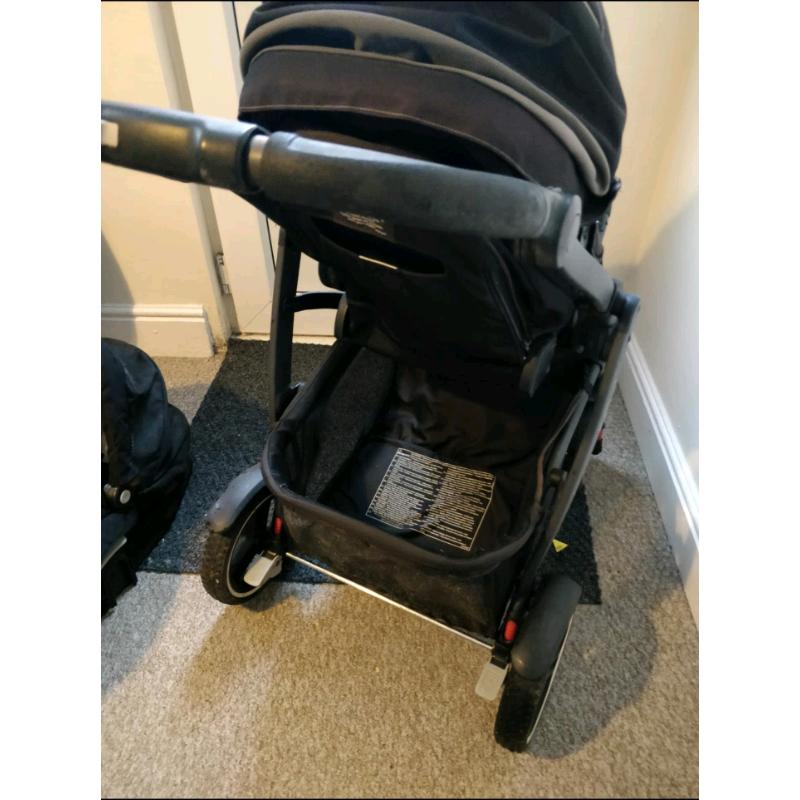 Graco Evo MotherCare fold down Pram and Pushchair set