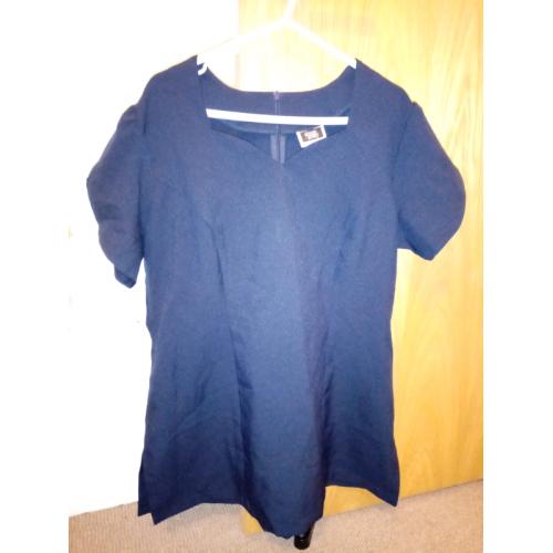 Navy tunic size 16