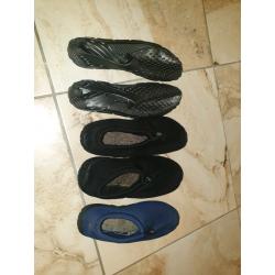 Sea shoes, good protection used.
