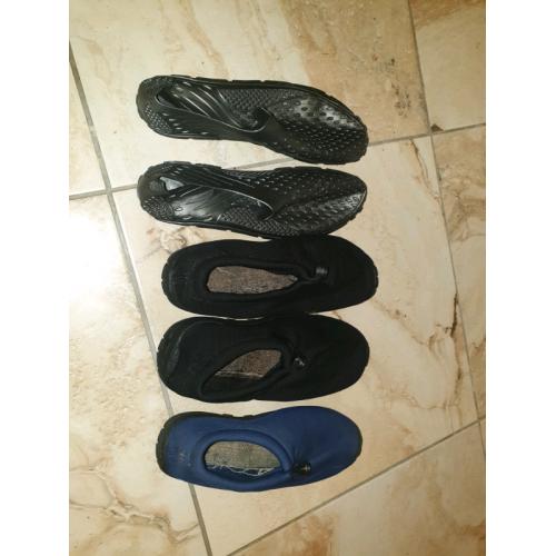 Sea shoes, good protection used.