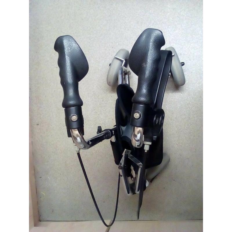 three-wheeled rollator , ,practically new,with bag