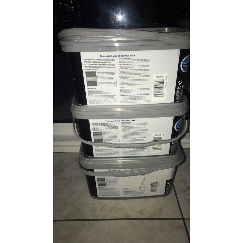 Ronseal decking oil x3