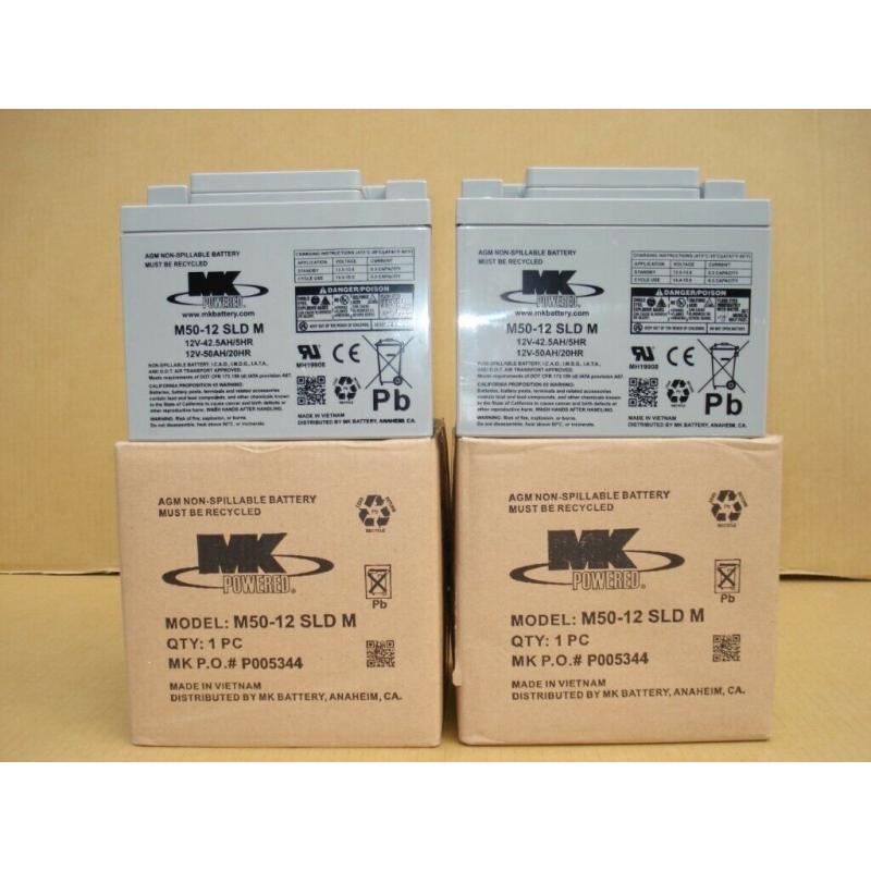 NEW MK 50Ah mobility scooter battery - batteries - 1 year guarantee