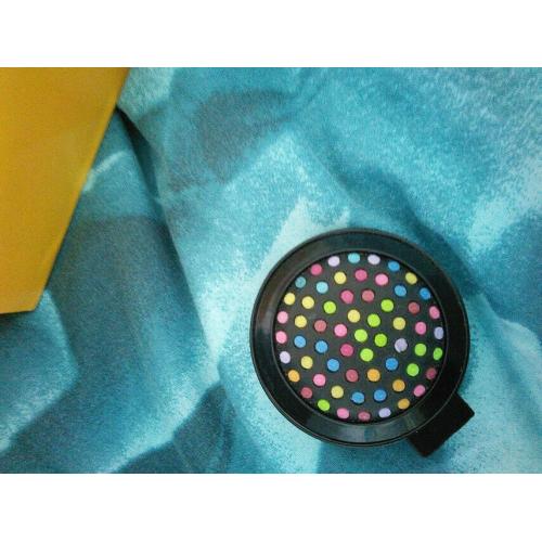 COMPACT MIRROR AND HAIRBRUSH