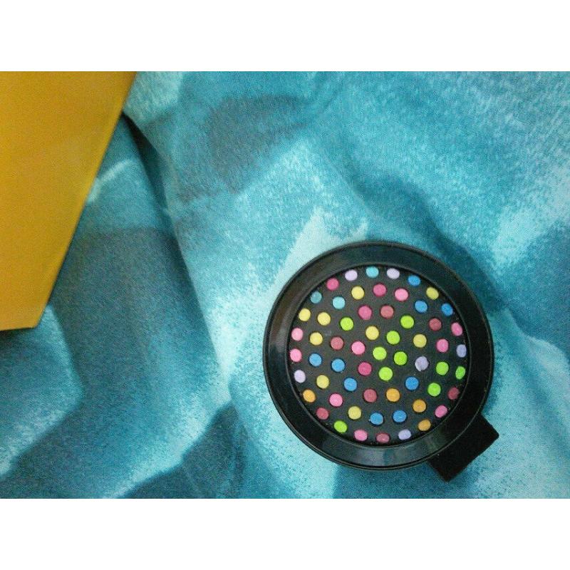 COMPACT MIRROR AND HAIRBRUSH