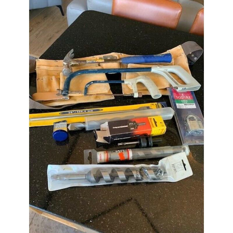 Various Tools & Drill bits