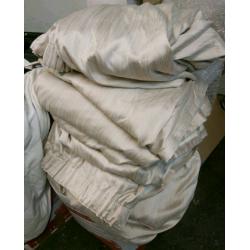 Curtains - Quality Brownish Fabric Curtains. The sizes are between 220