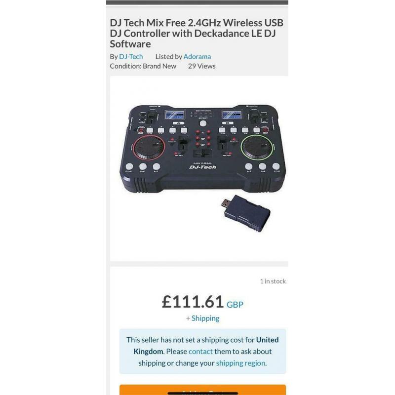 Wireless usb DJ Controller