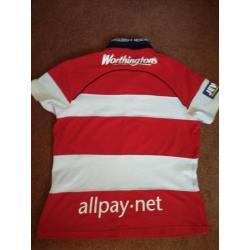 Gloucester Rugby shirt/jersey