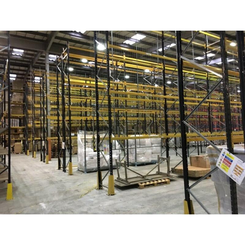 job lot 1000 bays link pallet racking AS NEW( storage , shelving )