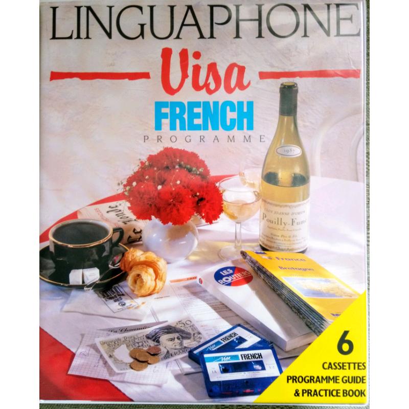 Linguaphone French learning programme (6 Cassettes & 2 Books)