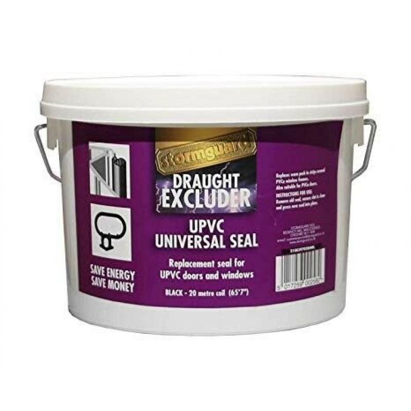 STORMGUARD UPVC Replacement Push in Seal White 20M