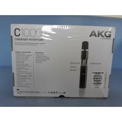 AKG C1000S Small-Diaphragm Condenser Microphone (New) + Chord 6M Profe
