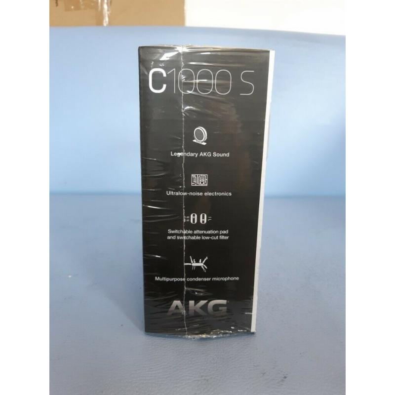 AKG C1000S Small-Diaphragm Condenser Microphone (New) + Chord 6M Profe