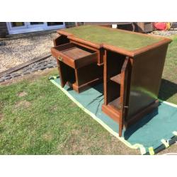 Leather top desk