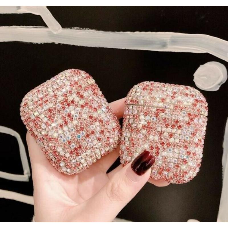 Glitter Diamond Rhinstone AirPod Case, For AirPods 1, 2 or Pro