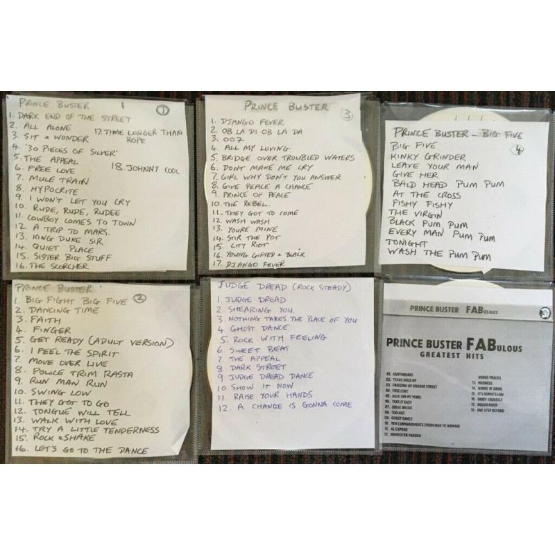 PRINCE BUSTER DJ 6 CDS COLLECTION