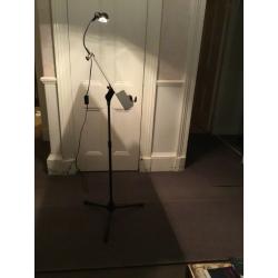 K&M Music Stand and Double Light