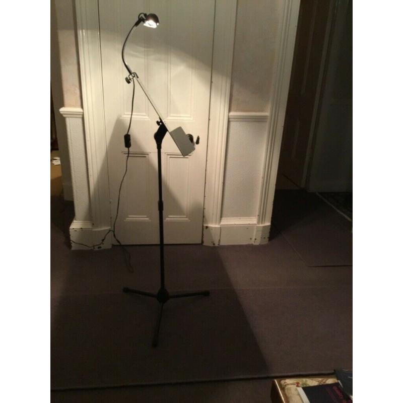 K&M Music Stand and Double Light