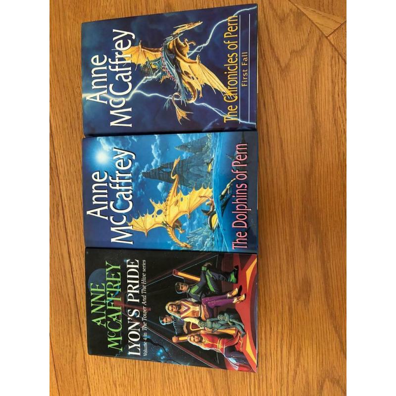 3 Anne McCaffrey novels